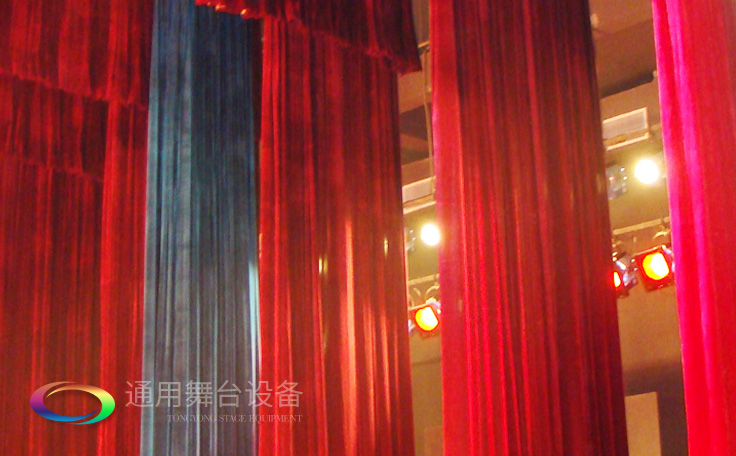 舞臺阻燃幕布外形尺寸、褶比