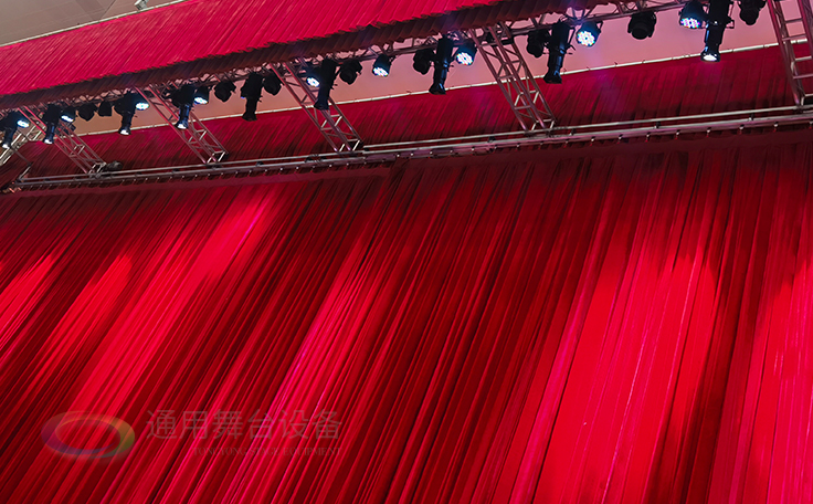 學校禮堂、報告廳 大型舞臺阻燃幕布廠家定做